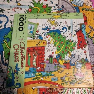 Hallmark Springbok Christmas Chaos Puzzle MISSING ONE PIECE